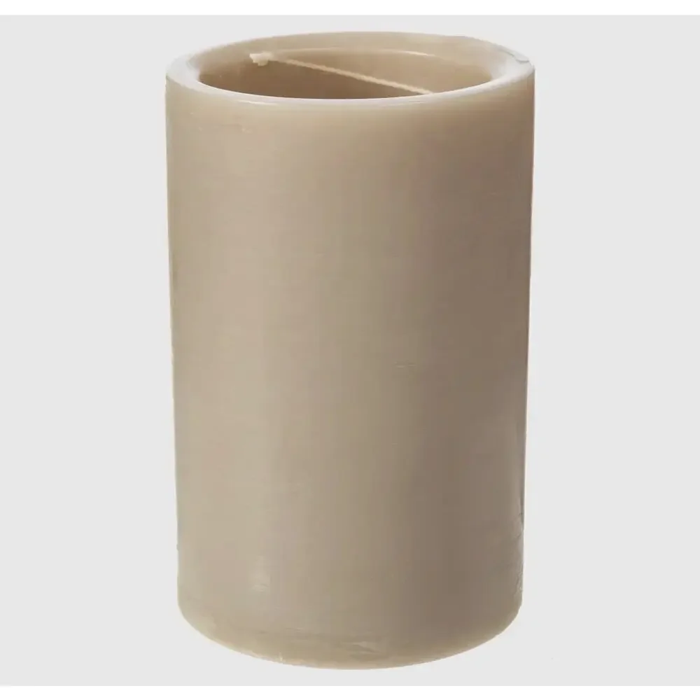 Spiral Light Candle Sweet Oatmeal Cookie 4x4 Round 30hr Burn -Brand New Medium